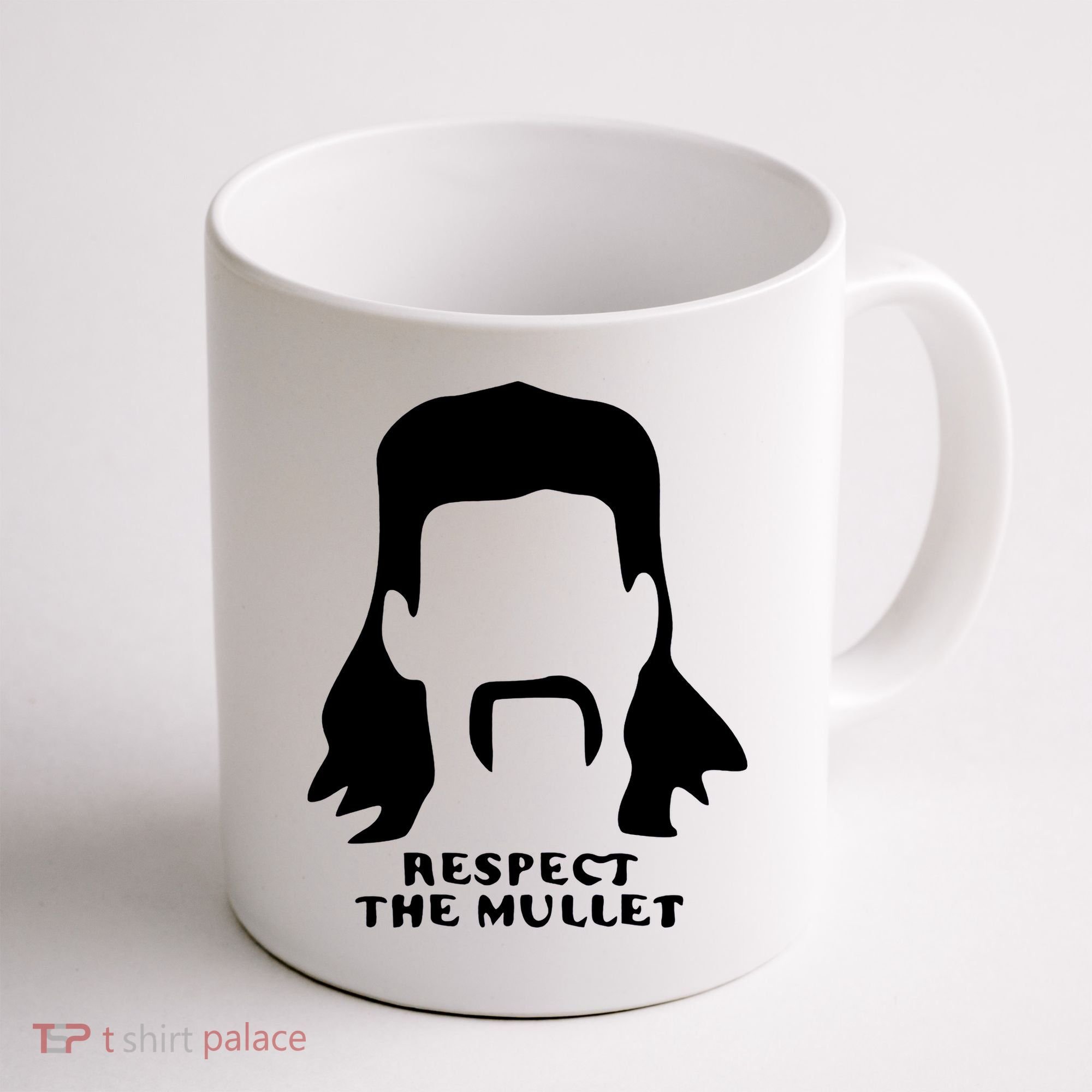 Respect The Mullet It's Mullet Time Funny Redneck Mullet Coffee Mug