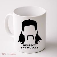 Respect The Mullet It's Mullet Time Funny Redneck Mullet Coffee Mug thumb 0