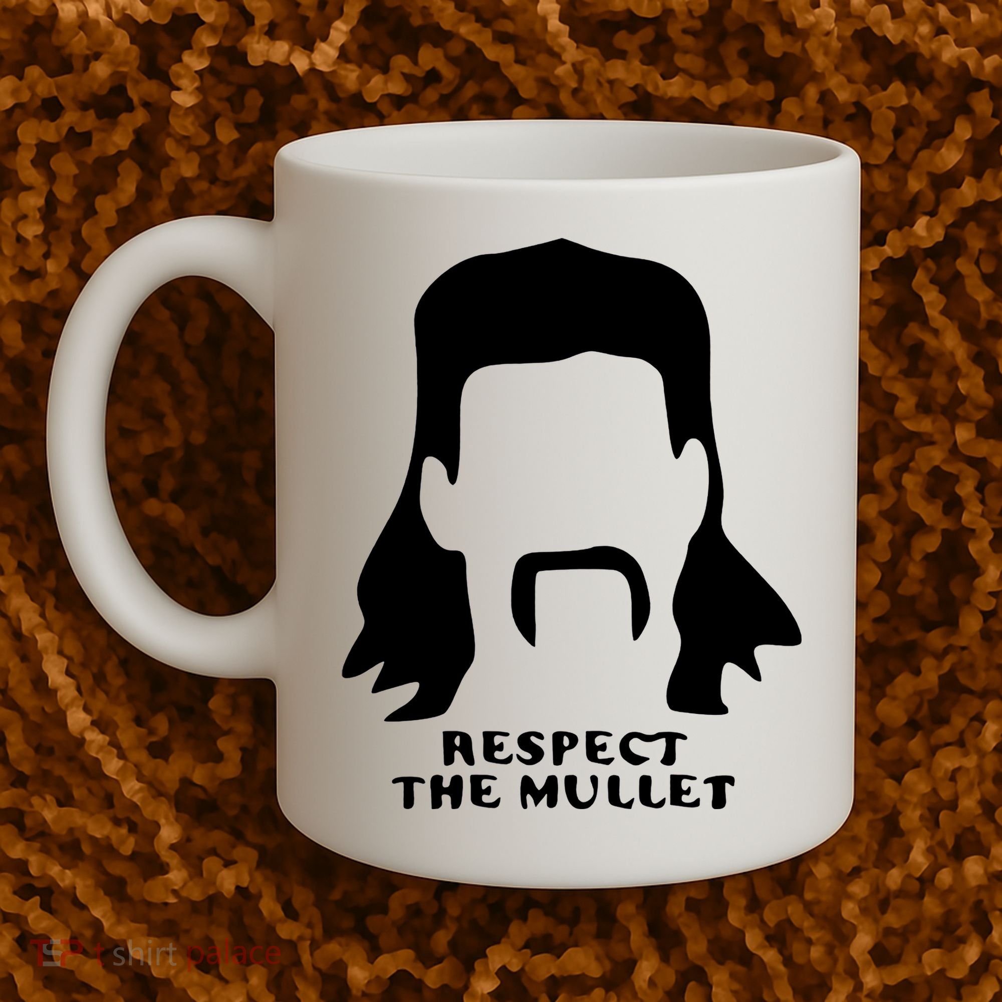 Respect The Mullet It's Mullet Time Funny Redneck Mullet Coffee Mug