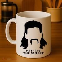 Respect The Mullet It's Mullet Time Funny Redneck Mullet Coffee Mug thumb 4