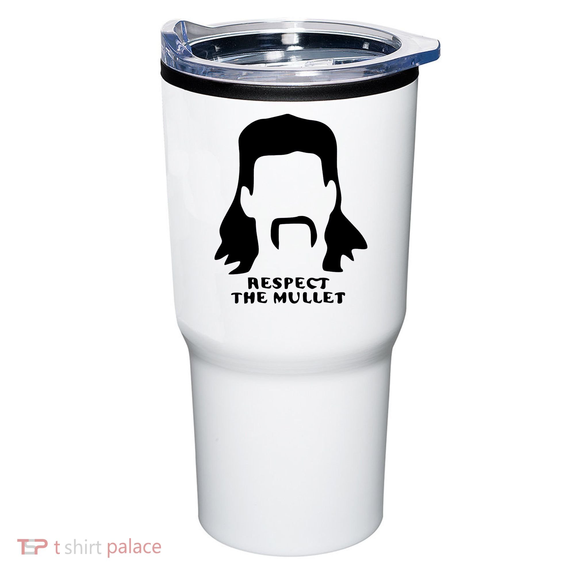 Respect The Mullet It's Mullet Time Funny Redneck Mullet Tumbler