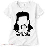 Respect The Mullet It's Mullet Time Funny Redneck Mullet Women's T-Shirt thumb 0