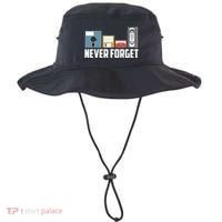 Retro Tech Never Forget Floppy Disk Gift 80s Nostalgia Bucket Hat thumb 0