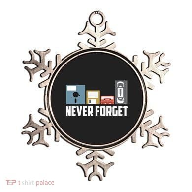 Retro Tech Never Forget Floppy Disk Gift 80s Nostalgia Ornament