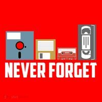 Retro Tech Never Forget Floppy Disk Gift 80s Nostalgia Santa Hat thumb 1