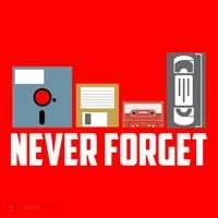 Retro Tech Never Forget Floppy Disk Gift 80s Nostalgia Santa Hat thumb 1