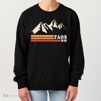 Retro Taos New Mexico Nm Mountains Ski Women's Sweatshirt thumb 0