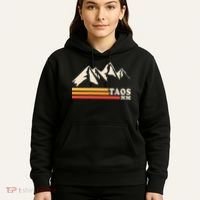 Retro Taos New Mexico Nm Mountains Ski Hoodie thumb 5