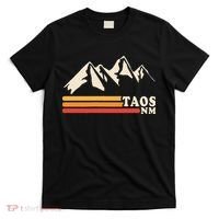 Retro Taos New Mexico Nm Mountains Ski T-Shirt thumb 0