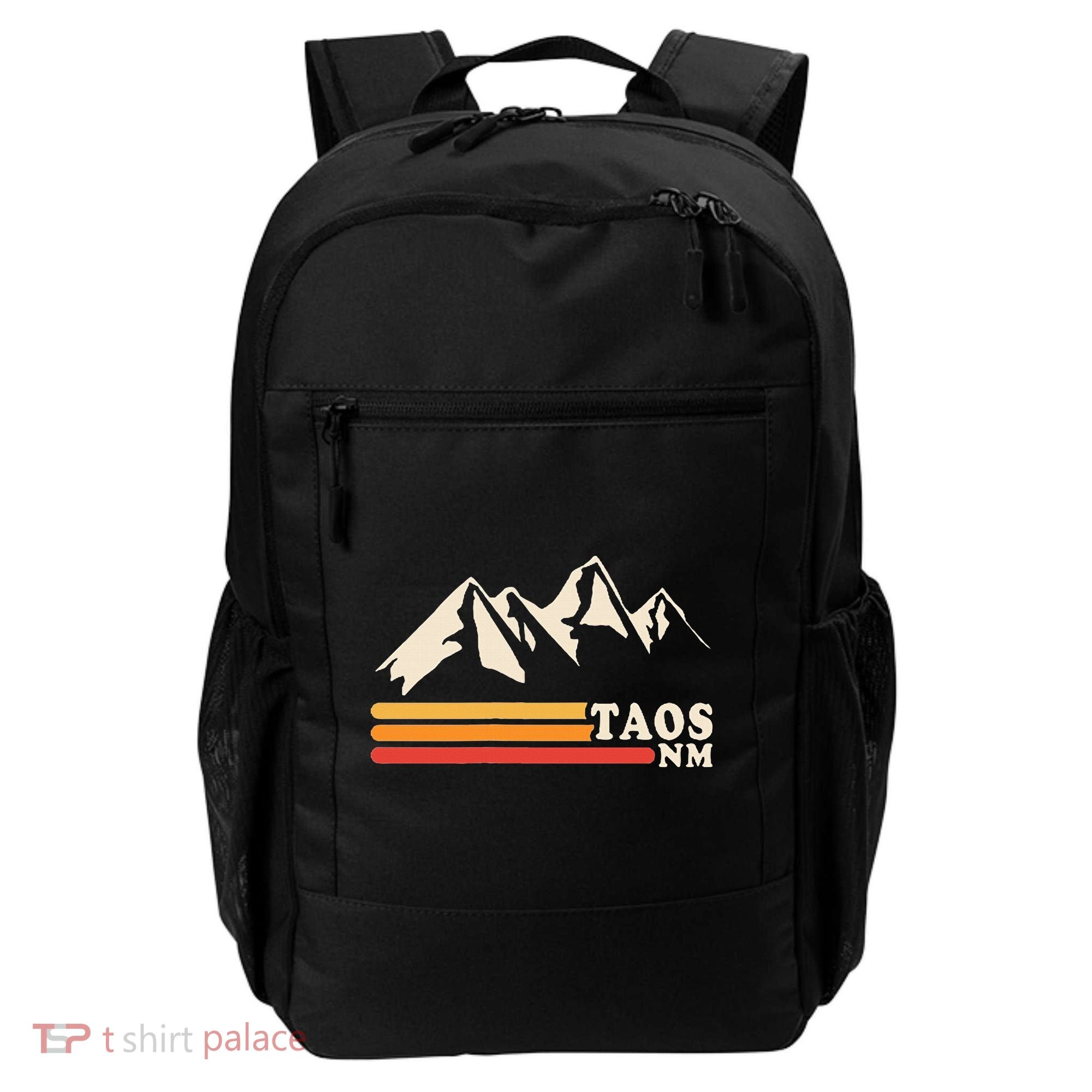 Retro Taos New Mexico Nm Mountains Ski Backpack