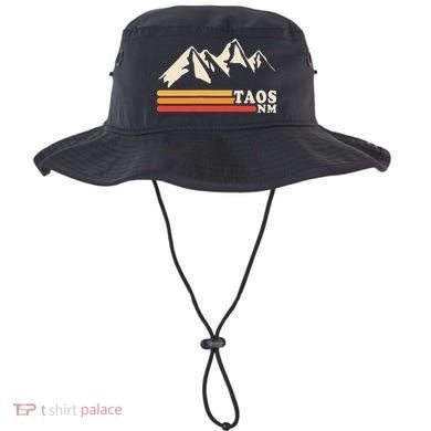 Retro Taos New Mexico Nm Mountains Ski Bucket Hat