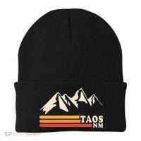 Retro Taos New Mexico Nm Mountains Ski Beanie thumb 0