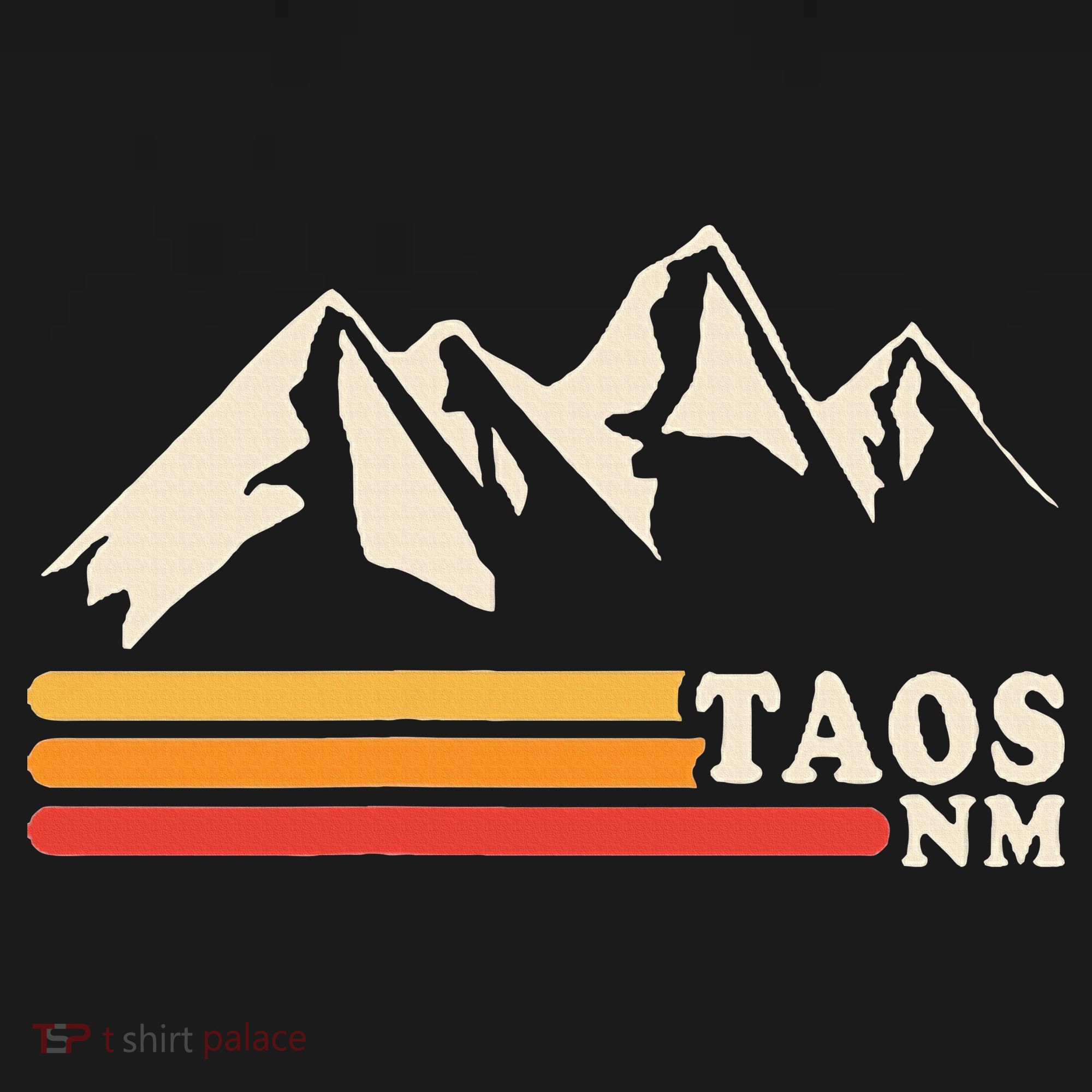 Retro Taos New Mexico Nm Mountains Ski Women's Hoodie