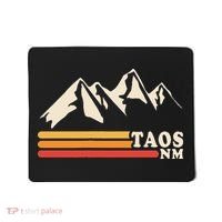 Retro Taos New Mexico Nm Mountains Ski Mousepad thumb 0