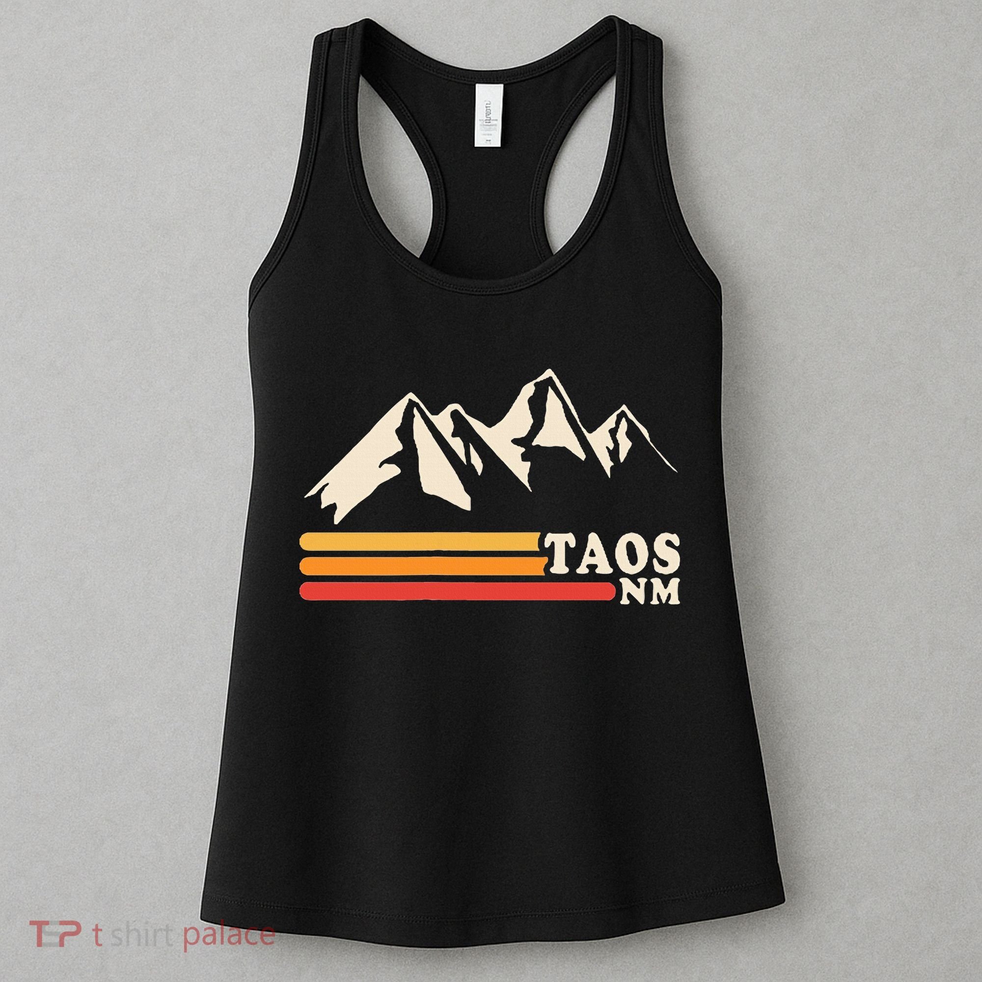 Retro Taos New Mexico Nm Mountains Ski Women's Tank Top
