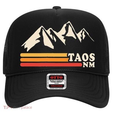 Retro Taos New Mexico Nm Mountains Ski Hat