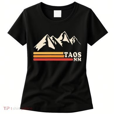 Retro Taos New Mexico Nm Mountains Ski Women's T-Shirt