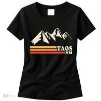 Retro Taos New Mexico Nm Mountains Ski Women's T-Shirt thumb 0