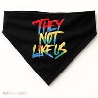 Retro They Not Like Us Apparel Gifts USA-Made Doggie Bandana thumb 0