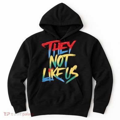 Retro They Not Like Us Apparel Gifts Hoodie
