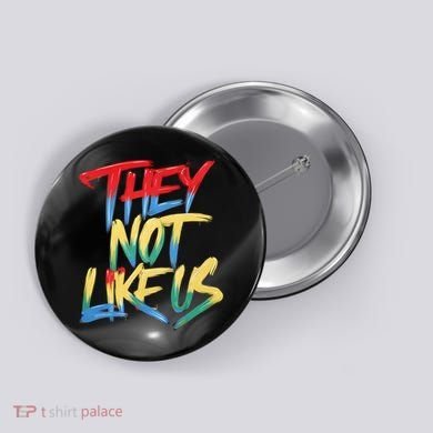 Retro They Not Like Us Apparel Gifts Button