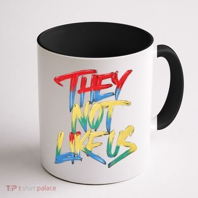 Retro They Not Like Us Apparel Gifts Coffee Mug back