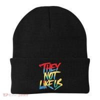 Retro They Not Like Us Apparel Gifts Beanie thumb 0