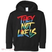 Retro They Not Like Us Apparel Gifts Toddler Hoodie thumb 0