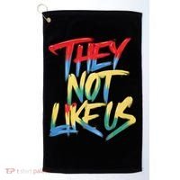 Retro They Not Like Us Apparel Gifts Golf Towel thumb 0