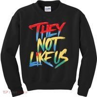 Retro They Not Like Us Apparel Gifts Kids Sweatshirt thumb 0