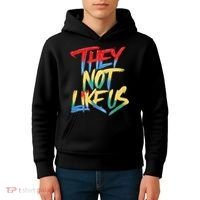 Retro They Not Like Us Apparel Gifts Kids Hoodie thumb 4