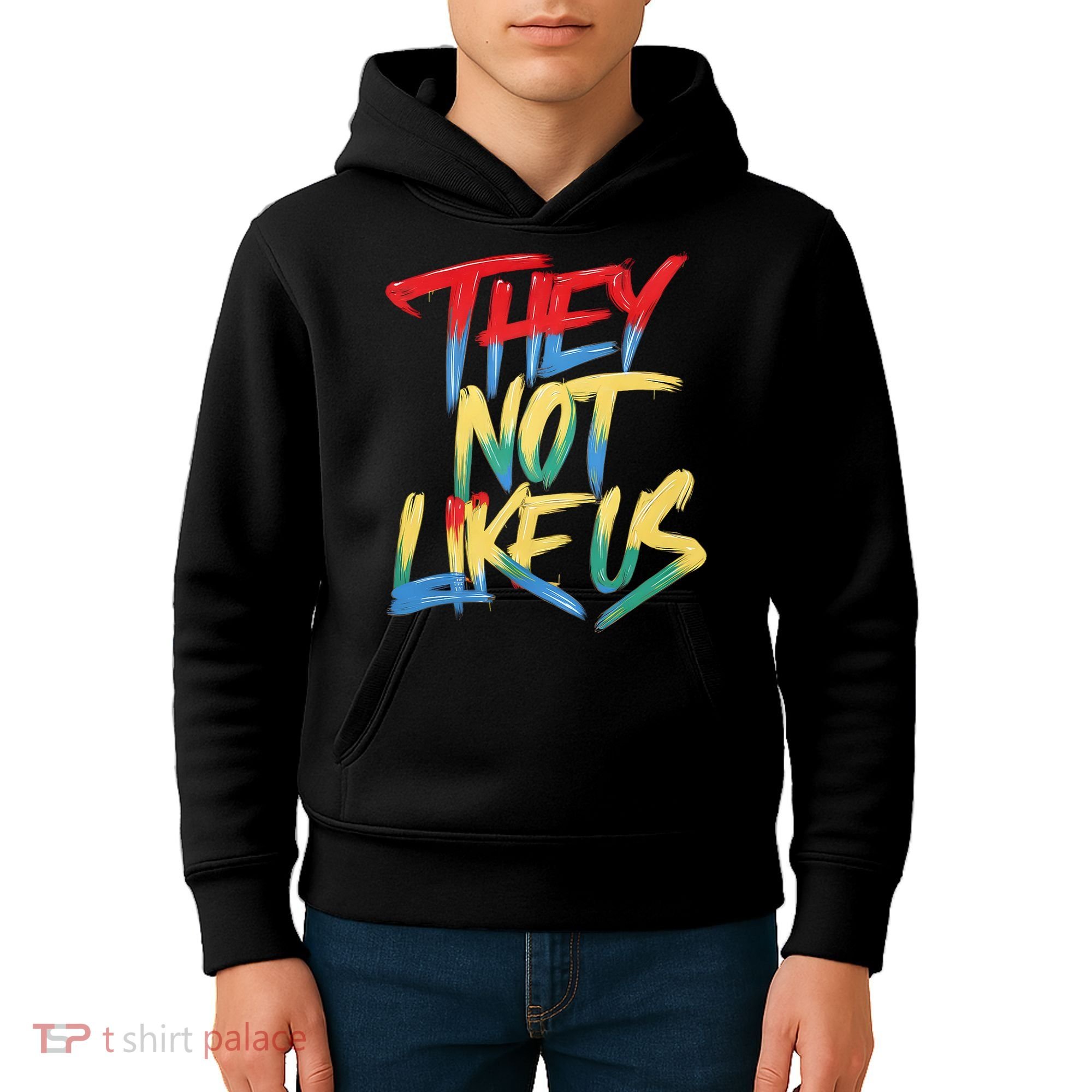 Retro They Not Like Us Apparel Gifts Kids Hoodie