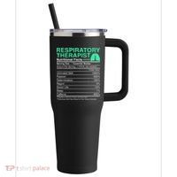 Respiratory Therapist Nutritional Facts Lungs Therapy 40oz Vacuum Insulated Stainless Steel Travel Tumbler thumb 0