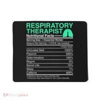 Respiratory Therapist Nutritional Facts Lungs Therapy Mousepad thumb 0