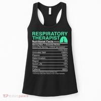Respiratory Therapist Nutritional Facts Lungs Therapy Women's Tank Top thumb 0