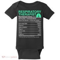 Respiratory Therapist Nutritional Facts Lungs Therapy Baby Bodysuit thumb 0