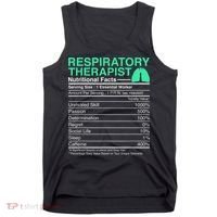 Respiratory Therapist Nutritional Facts Lungs Therapy Tank Top thumb 0