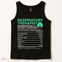 Respiratory Therapist Nutritional Facts Lungs Therapy Tank Top thumb 2