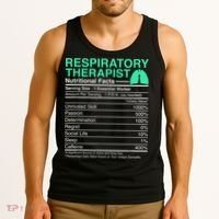 Respiratory Therapist Nutritional Facts Lungs Therapy Tank Top thumb 3