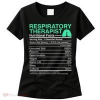 Respiratory Therapist Nutritional Facts Lungs Therapy Women's T-Shirt thumb 0