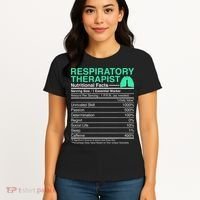 Respiratory Therapist Nutritional Facts Lungs Therapy Women's T-Shirt thumb 4