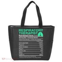 Respiratory Therapist Nutritional Facts Lungs Therapy Tote Bag thumb 0