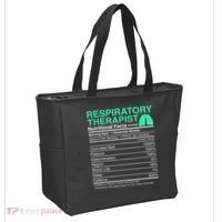 Respiratory Therapist Nutritional Facts Lungs Therapy Tote Bag thumb 2