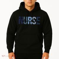 Retro Telemetry Nurse Print For Nursing Student Hoodie thumb 2