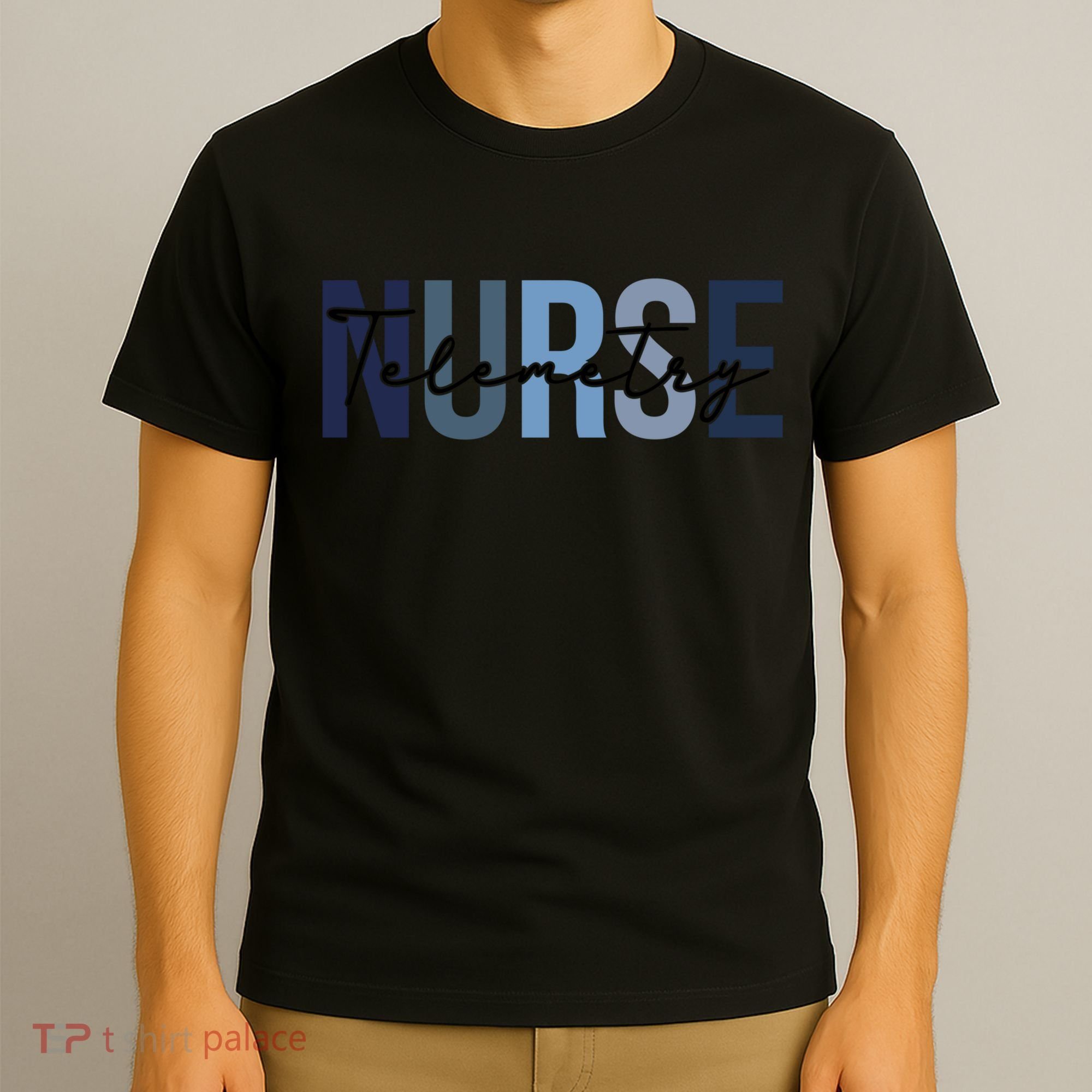 Retro Telemetry Nurse Print For Nursing Student T-Shirt