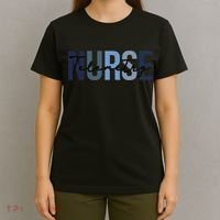 Retro Telemetry Nurse Print For Nursing Student T-Shirt thumb 4