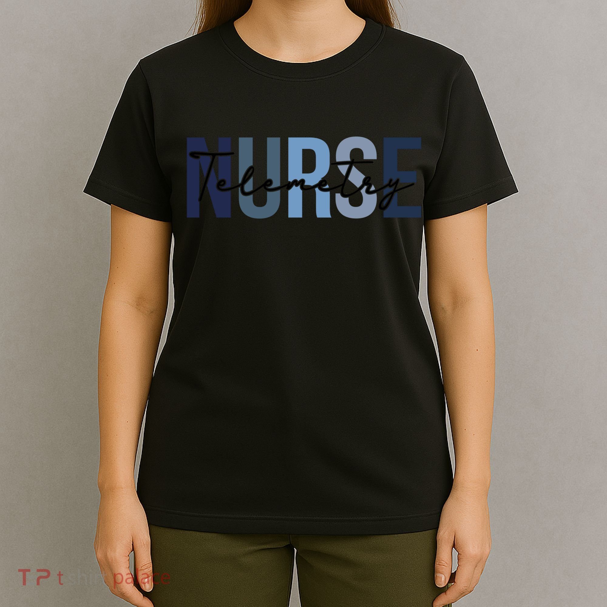 Retro Telemetry Nurse Print For Nursing Student T-Shirt