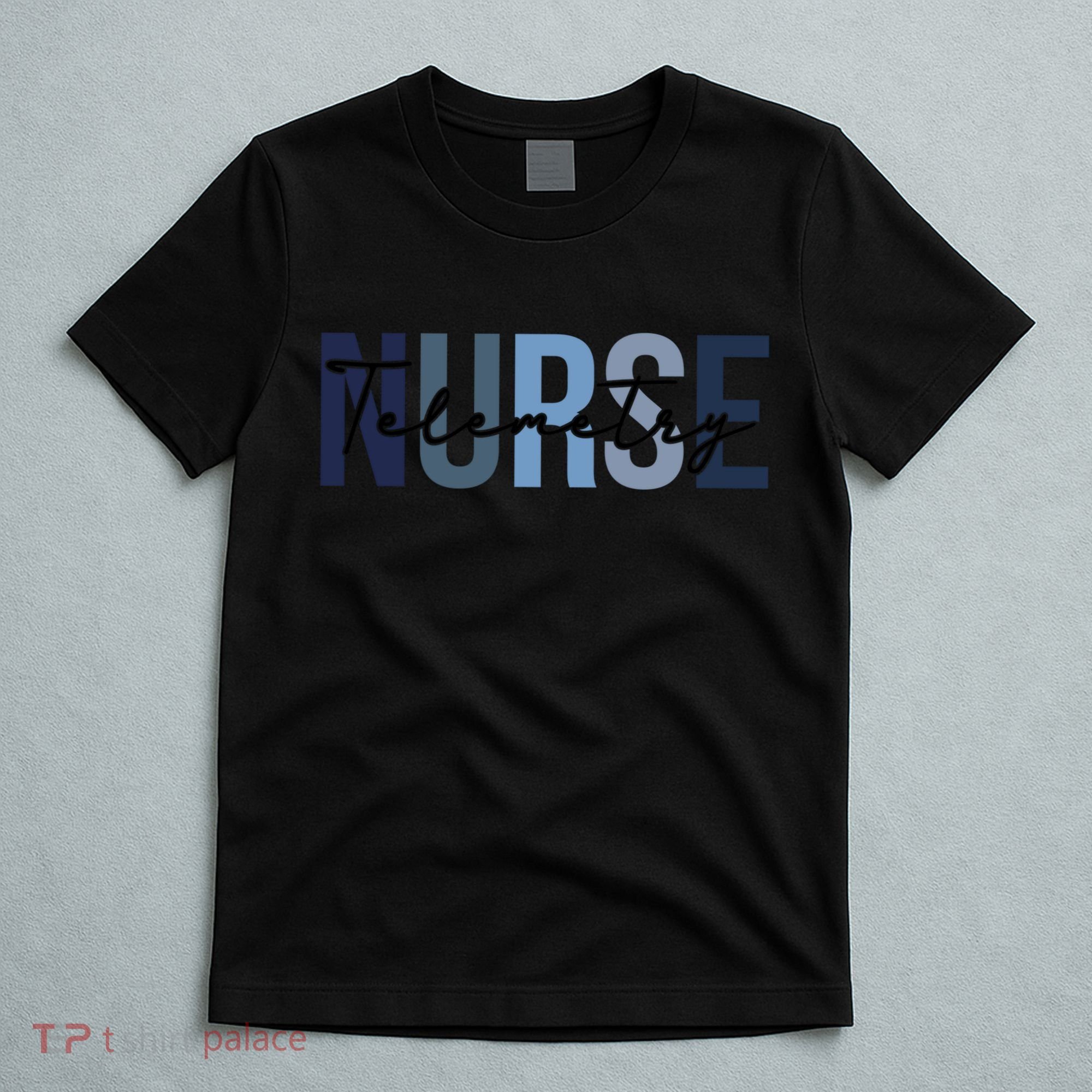 Retro Telemetry Nurse Print For Nursing Student T-Shirt