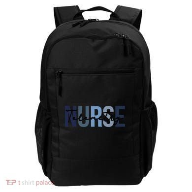 Retro Telemetry Nurse Print For Nursing Student Backpack