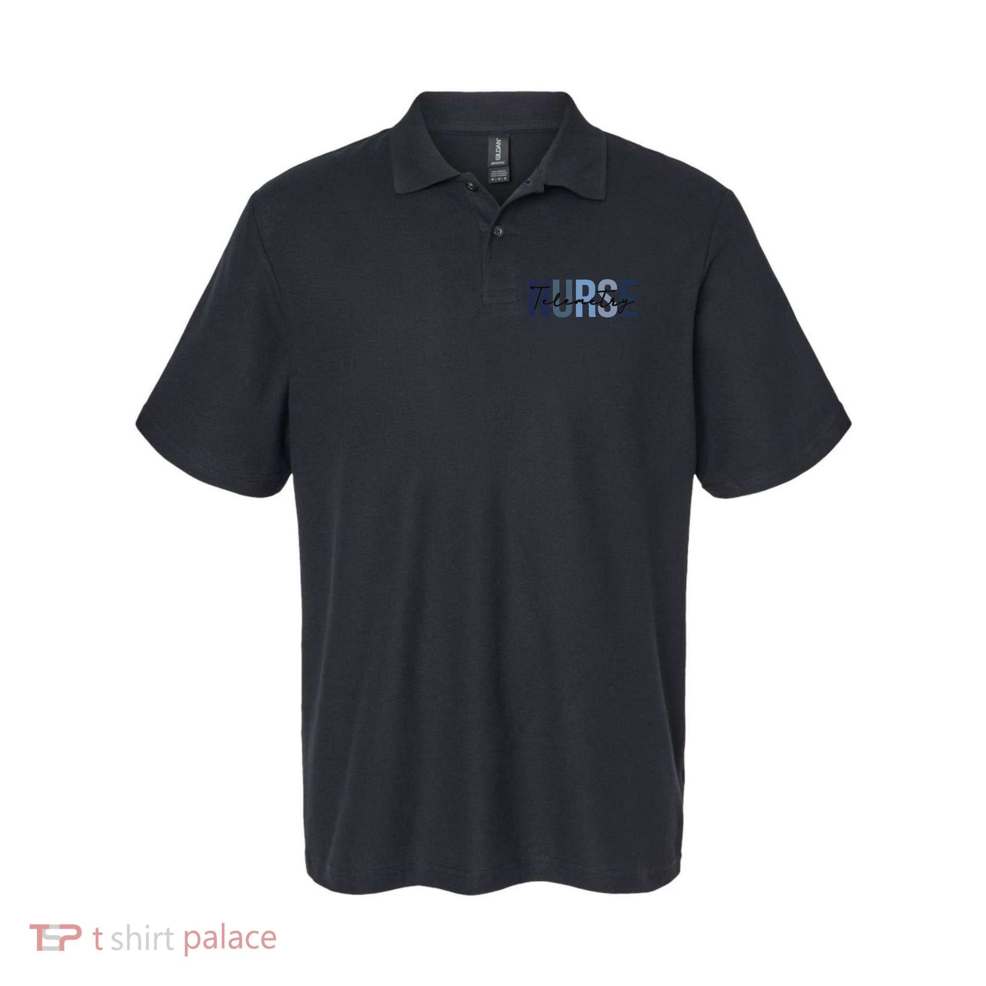 Retro Telemetry Nurse Print For Nursing Student Polo